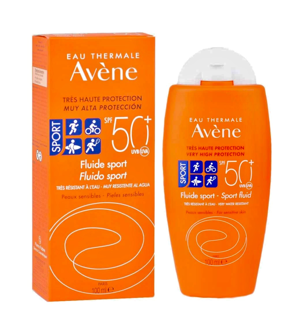 ضد آفتاب اَون فلوئید اسپورت SPF50 حجم 100 میلی لیتر Avène Very High Protection Sport Fluid SPF 50