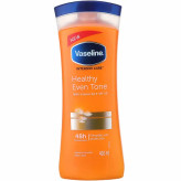 لوسیون بدن وازلین Healthy Even Tone حجم 400 میلی لیتر | مرطوبکننده و یکنواختکننده رنگ پوست | اصل از گلاموناشاپ