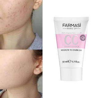 کرم پودر سی سی فارماسی مدل Medium 03 حجم 50 میلی لیتر | پوشش طبیعی و سبک | اصل از گلاموناشاپ