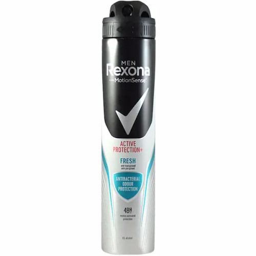 اسپری ضد تعریق رکسونا مدل Active Protection+ Fresh | محافظت ۴۸ ساعته و رایحهای طراوتبخش | حجم 200 میلیلیتر | اصل از گلاموناشاپ