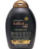 شامپو او جی ایکس OGX مدل Kukui Oil | ضد وز و گره مو | حجم 385 میلی لیتر | اصل از گلاموناشاپ