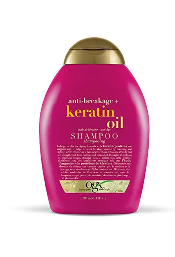 خرید شامپو کراتینه ضد شکنندگی مو او جی ایکس OGX مدل Keratin Oil حجم 385 میلی لیتر اصل از گلاموناشاپ با ضمانت اصالت کالا