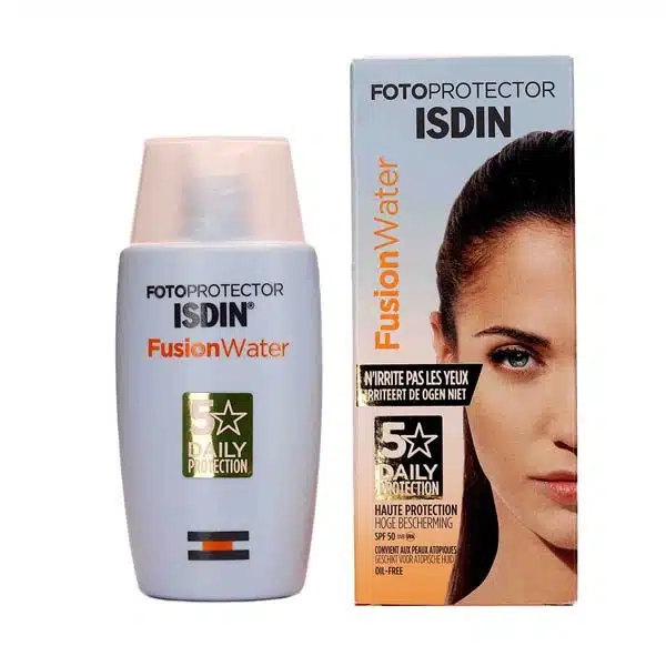 خرید ضد آفتاب فیوژن واتر SPF50 بدون رنگ ایزدین Fotoprotector ISDIN Fusion Water SPF 50 حجم 50 میلی لیتر اصل از گلاموناشاپ با ضمانت اصالت کالا کپی