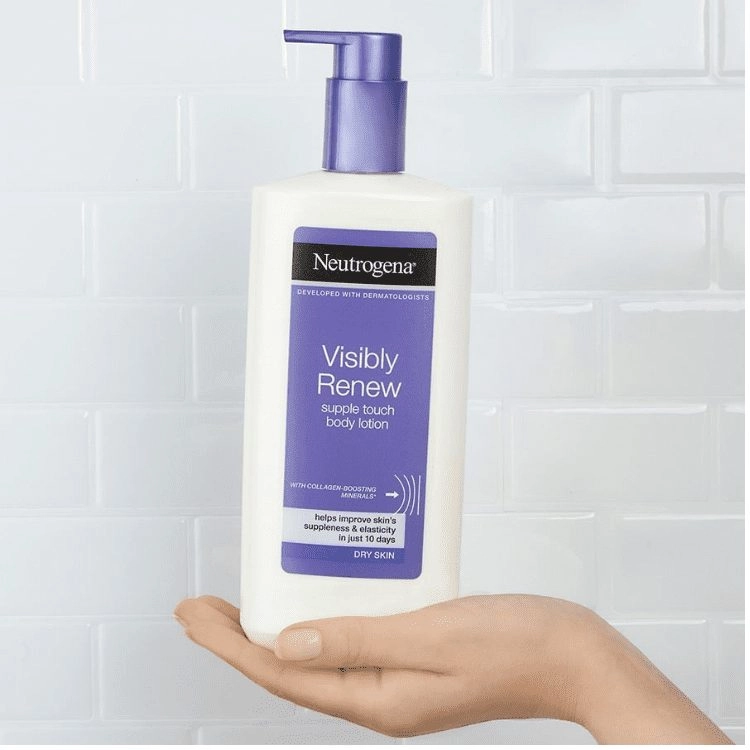 خرید لوسیون بدن نوتروژینا Neutrogena مدل Visibly Renew اصل از گلاموناشاپ با ضمانت اصالت کالا