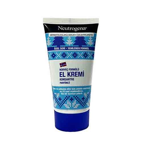 کرم دست نوتروژینا Neutrogena مدل El Kremi عطر دار | آبرسان و مغذی | مخصوص پوست خشک | حجم 75 میل