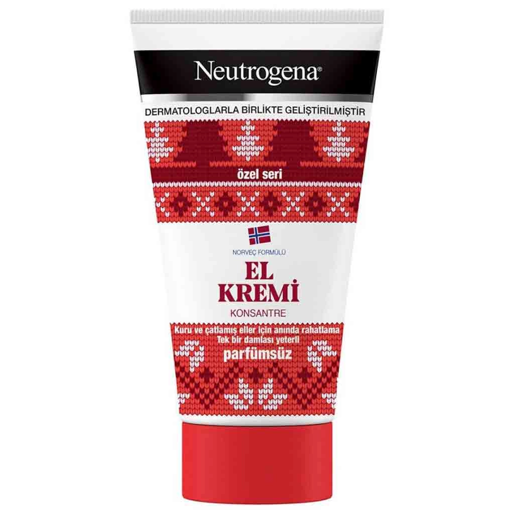 خرید کرم مرطوب کننده دست نوتروژینا Neutrogena مدل El Kremi مناسب انواع پوست حجم 75 میل اصل از گلاموناشاپ با ضمانت اصالت کالا