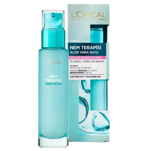 آبرسان هیدرا جنیوس لورآل مخصوص پوست خشک و حساس | آبرسانی 72 ساعته | حجم 70 میل | اصل از گلاموناشاپ با ضمانت اصالت کالا