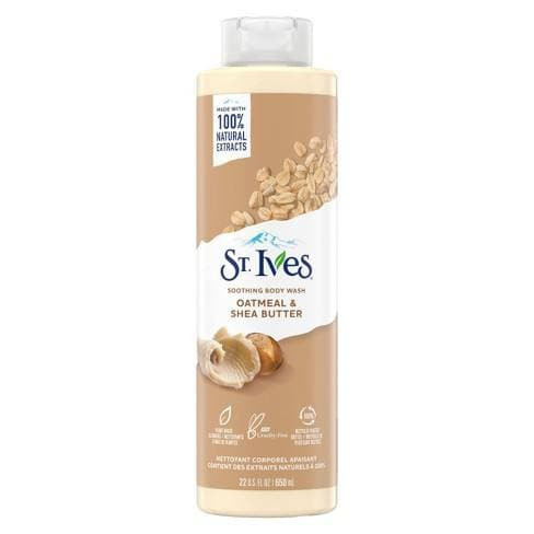 شامپو بدن آبرسان سنت ایوز St. Ives با عصاره جو دوسر و شی باتر | تغذیهکننده و نرمکننده پوست | حجم 650 میل | اصل از گلاموناشاپ با ضمانت اصالت کالا