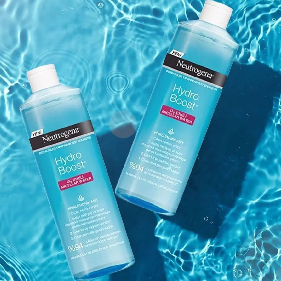 میسلار واتر نوتروژینا Neutrogena مدل Hydro Boost | پاککننده عمیق و آبرسان پوست | مناسب انواع پوست | حجم 400 میل | اصل از گلاموناشاپ با ضمانت اصالت کالا