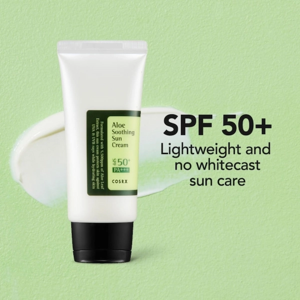 کرم ضد آفتاب کوزارکس SPF50 با عصاره آلوئه‌ورا، حجم 50 میلی‌لیتر صل از گلاموناشاپ با ضمانت اصالت کالا