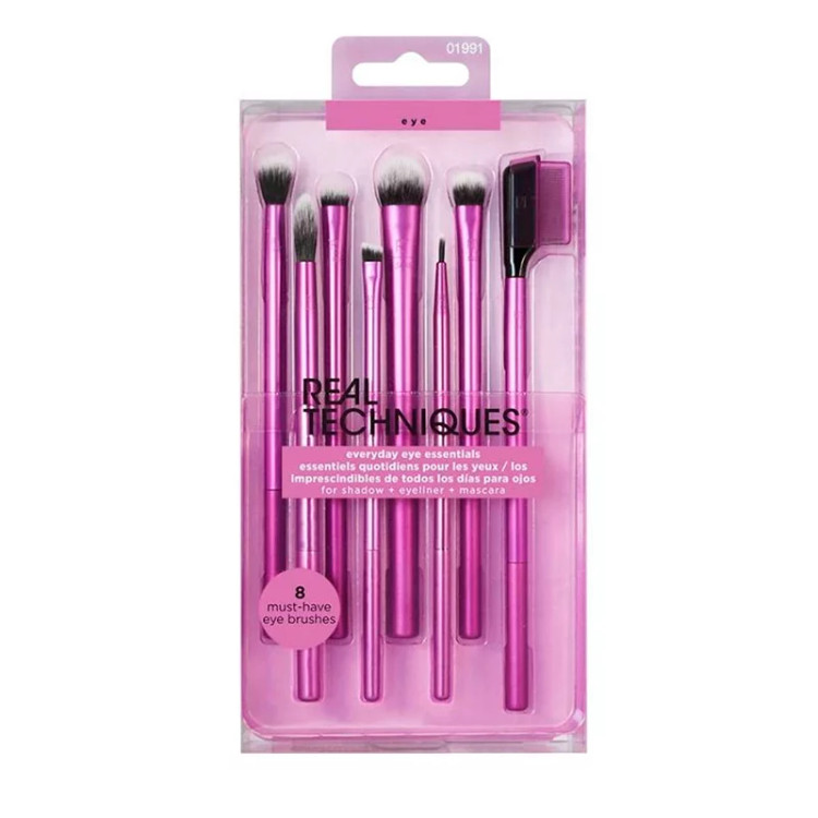 ست براش آرایش چشم ریل تکنیک مدل Everyday Eye Essentials | مجموعهای کامل برای آرایش حرفهای چشم | اصل از گلاموناشاپ با ضمانت اصالت کالا