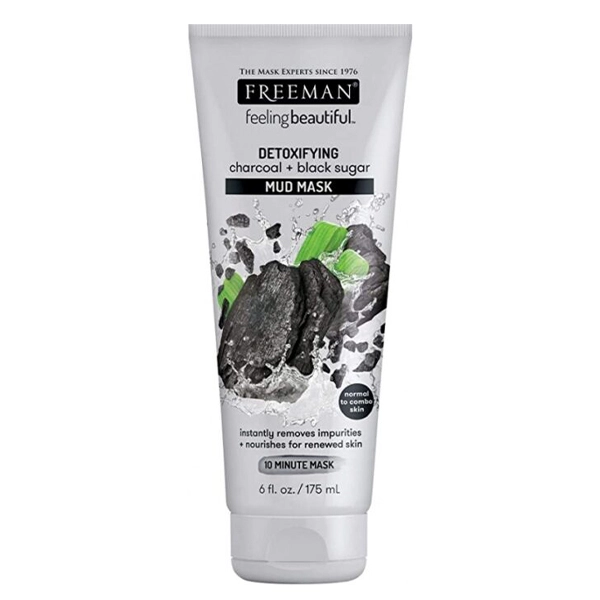 خرید ماسک صورت گلی سیاه ذغالی فریمن Freeman Mud Mask – پاکسازی عمیق و سم‌زدایی پوست حجم 175 میل اصل از گلاموناشاپ با ضمانت اصالت کالا