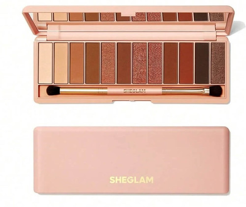 پالت سایه ۱۲ رنگ شیگلم مدل Burgundy | ترکیب رنگهای گرم و جذاب | پیگمنت بالا و ماندگاری فوقالعاده | اصل از گلاموناشاپ با ضمانت اصالت کالا