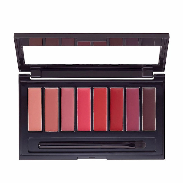 پالت رژ لب 8 رنگ میبلین MAYBELLINE کد 01 | رنگهای متنوع و حرفهای | بافت کرمی، نرم و ماندگار | اصل از گلاموناشاپ با ضمانت اصالت کالا