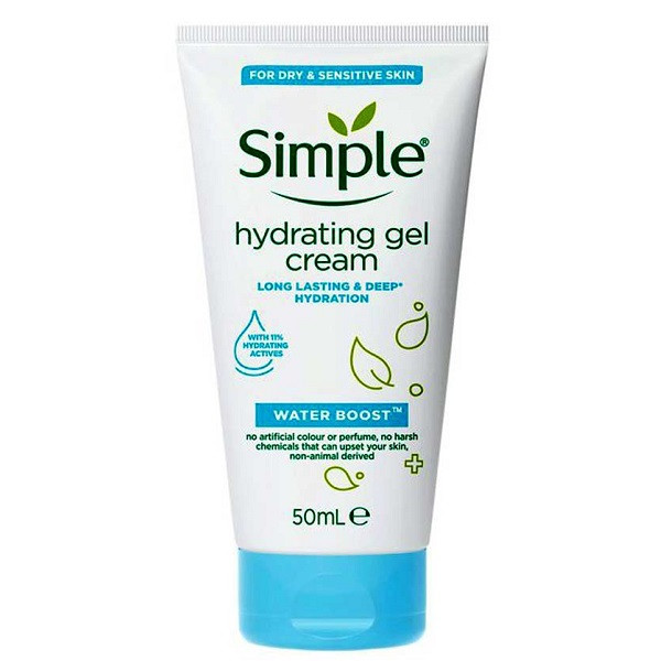 ژل کرم آبرسان و مرطوبکننده سیمپل | بافت سبک و جذب سریع | مناسب انواع پوست | حجم 50 میلیلیتر | اصل از گلاموناشاپ با ضمانت اصالت کالا