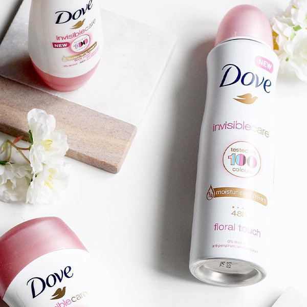 اسپری ضد تعریق داو زنانه مدل Invisible Care | محافظت ۴۸ ساعته بدون ایجاد لک | حجم ۲۵۰ میلیلیتر | اصل از گلاموناشاپ