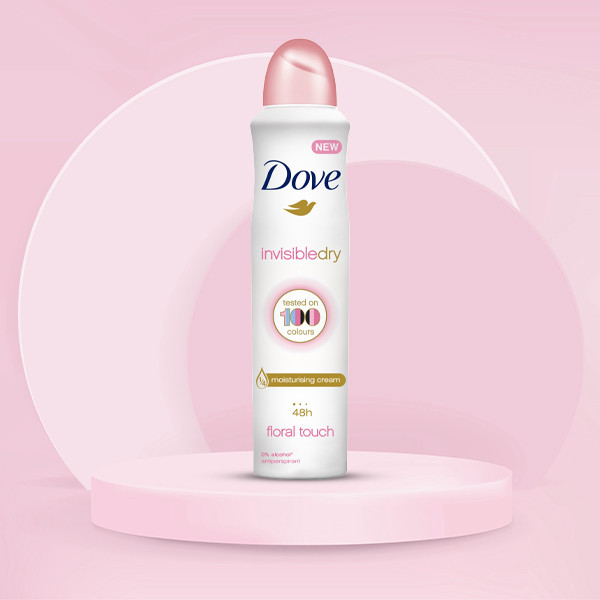 اسپری ضد تعریق داو زنانه مدل Invisible Care | محافظت ۴۸ ساعته بدون ایجاد لک | حجم ۲۵۰ میلیلیتر | اصل از گلاموناشاپ