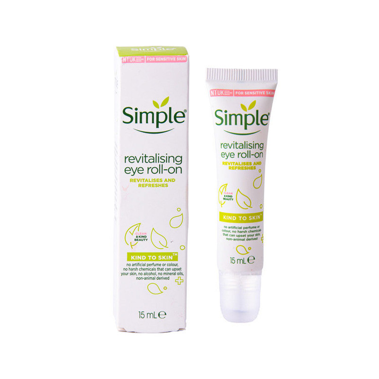 کرم دور چشم رولی سیمپل مدل Revitalising | کاهش پف و تیرگی | حجم ۱۵ میلیلیتر | اصل از گلاموناشاپ