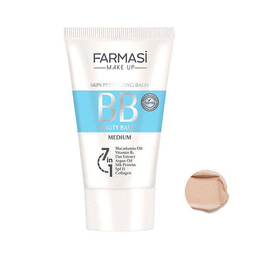 کرم پودر بی بی فارماسی مدل Medium 03 حجم 50 میلی لیتر | پوششدهی طبیعی و ماندگاری بالا | اصل از گلاموناشاپ