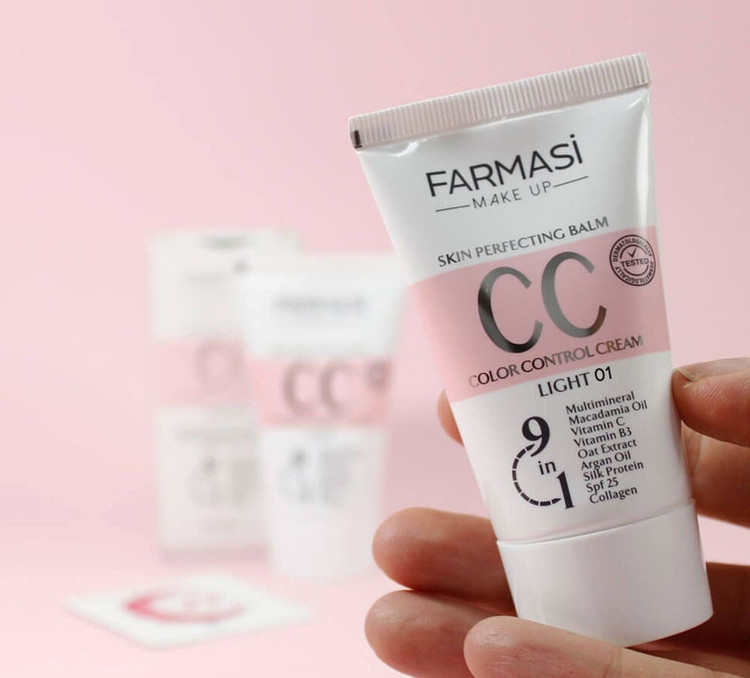 سی سی کرم فارماسی شماره 01 رنگ Light حجم 50 میل پوشش طبیعی و مراقبت از پوست اصل از گلاموناشاپ