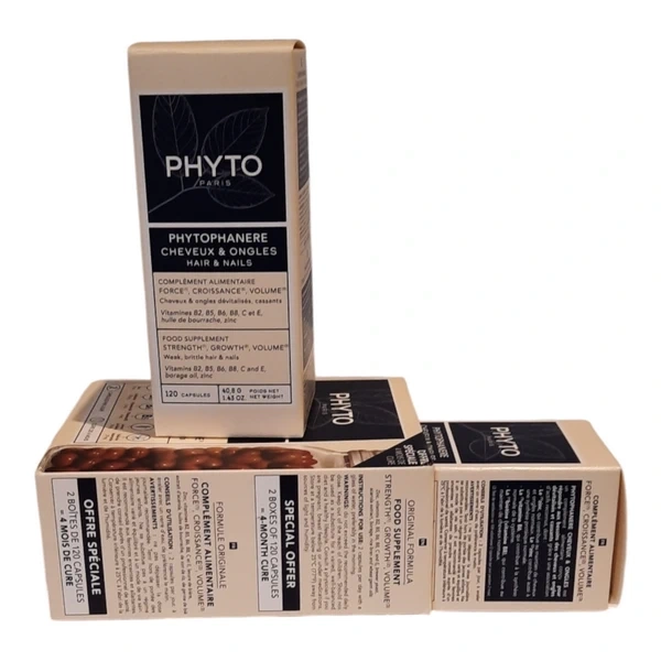 قرص فیتو فانر Phyto Phanere | تقویت‌کننده مو و ناخن | بسته 120 عددی | اصل از گلاموناشاپ