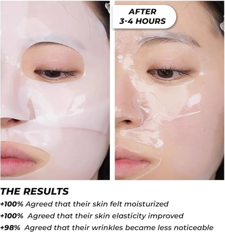 بستهبندی پشت محصول با ترکیبات شفاف