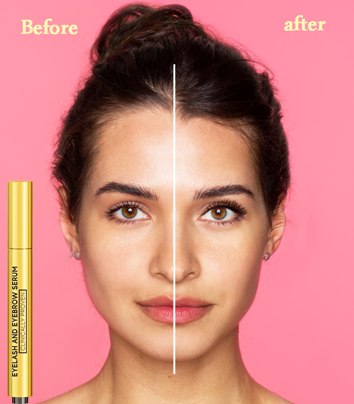 نتیجه قب وبعد استفاده از سرم تقویت کننده مژه وابرو بیوکسین