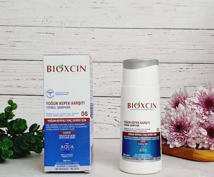 شامپو Bioxin Aqua Thermal DS نمای بستهبندی