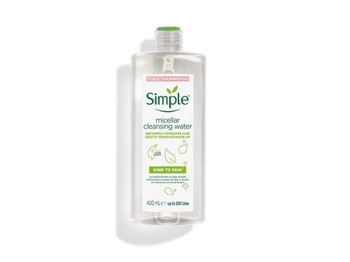 Simple Micellar Cleansing Water ۴۰۰ میل – بستهبندی محصول