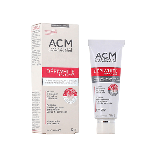 ACM Depiwhite Advanced Cream – نمای محصول با کارتن