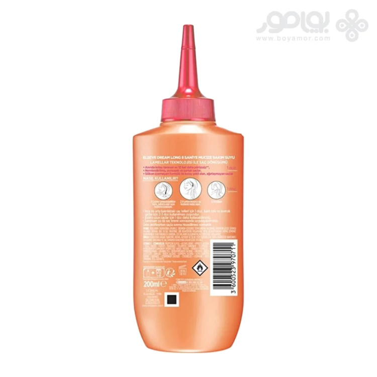 بطری سرم مو لورآل Wonder Water – نمای پشت