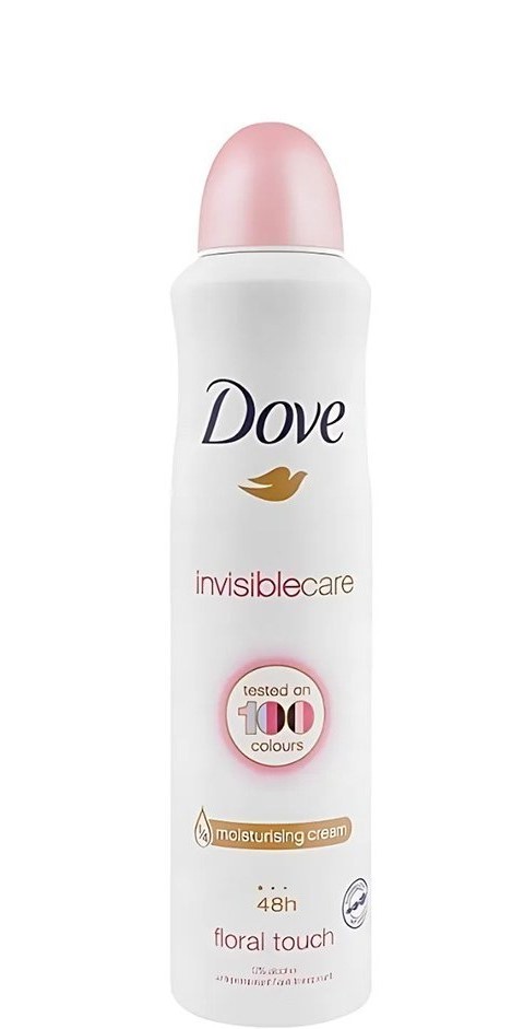 نمای نزدیک اسپری Dove Invisible Care 48h
