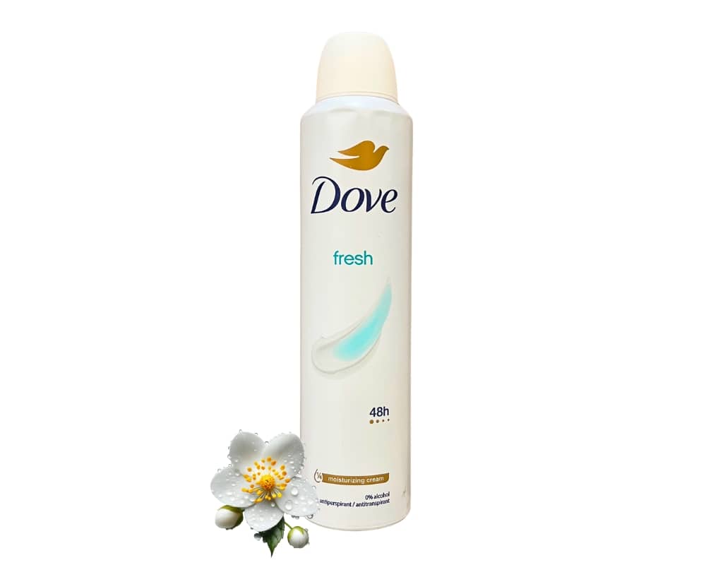 اسپری ضد تعریق زنانه داو مدل Fresh حجم ۲۵۰ میلی‌لیتر