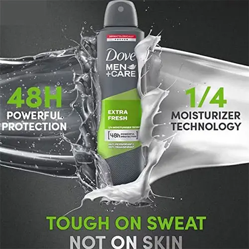 اسپری Dove Men Extra Fresh ضد تعریق ۴۸ ساعته