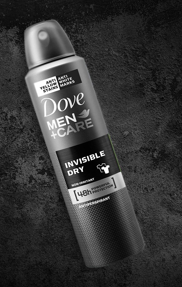 اسپری Dove Men Invisible Dry ضد تعریق ۴۸ ساعته