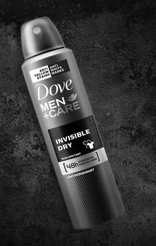 اسپری Dove Men Invisible Dry ضد تعریق ۴۸ ساعته