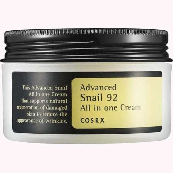 کرم کاسهای کوزارکس COSRX Advanced Snail 92 All in One | آبرسان و ترمیمکننده قوی پوست با 92% حلزون | گلاموناشاپ