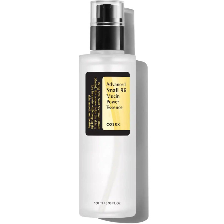 اسنس ترمیمکننده حلزون کوزارکس COSRX Advanced Snail 96 Mucin | آبرسان و بازسازیکننده قوی پوست | حجم 100 میل | گلاموناشاپ