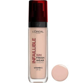 کرم پودر پمپی لورآل L’Oréal Infaillible Fresh Wear 32H شماره 125 Golden Rose | ماندگاری بالا، پوشش طبیعی و سبک | گلاموناشاپ