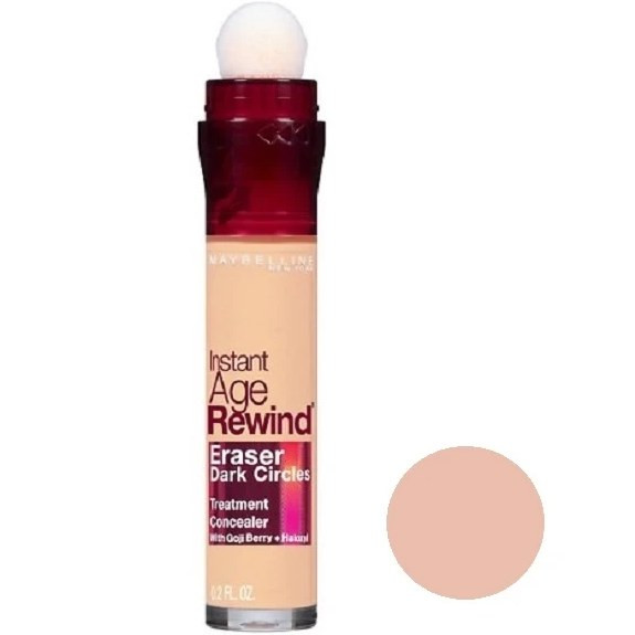 کانسیلر میبلین مدل Instant Age Rewind شماره Fair 110 پوشش کامل و سبک کاهش تیرگی و چینوچروک زیر چشم