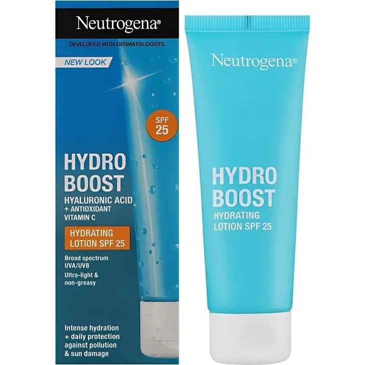 ضد آفتاب و آبرسان نوتروژینا مدل Hydro Boost City Shield SPF 25 | محافظت روزانه + رطوبت‌رسانی عمیق | حجم 50 میلی‌لیتر | اصل از گلاموناشاپ