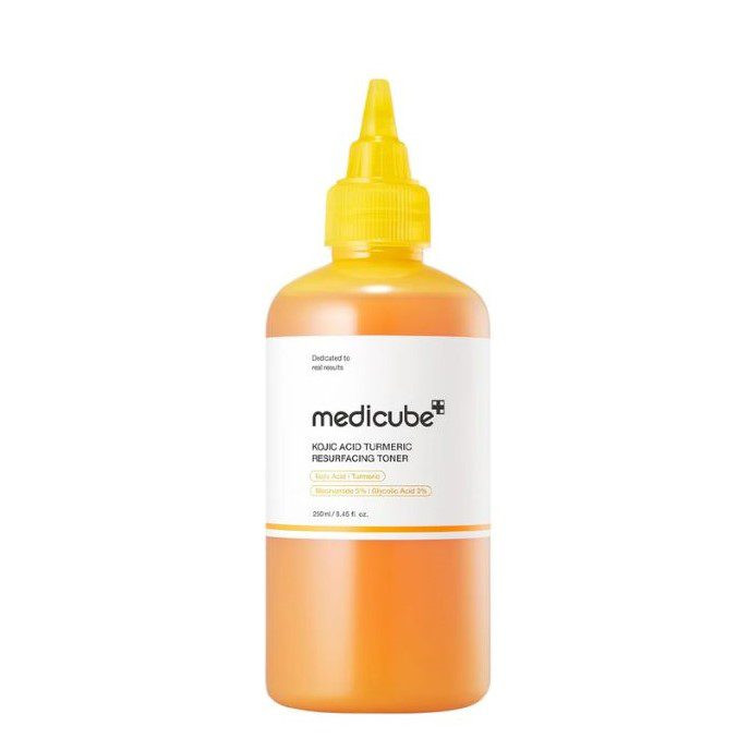 تونر کوجیک اسید و زردچوبه مدیکیوب اصل | Medicube Kojic Acid Turmeric Toner حجم ۲۵۰ میلیلیتر