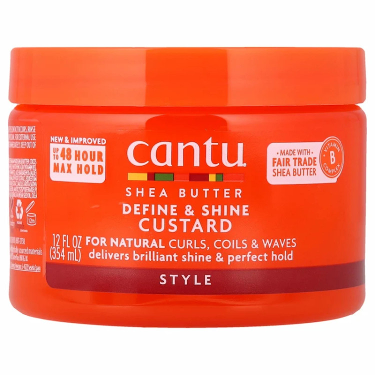 کاسترد حالتدهنده و فیکسکننده مو کنتو اصل ۳۵۴ میل | Cantu Define & Shine Custard | گلاموناشاپ