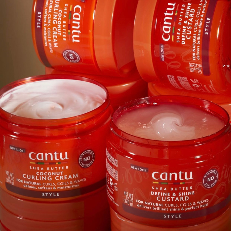 کاسترد حالتدهنده و فیکسکننده مو کنتو اصل ۳۵۴ میل | Cantu Define & Shine Custard | گلاموناشاپ